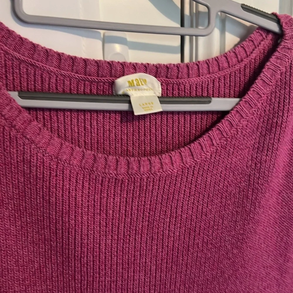 Women's Knit Top in Deep Pink - Picture 2 of 6